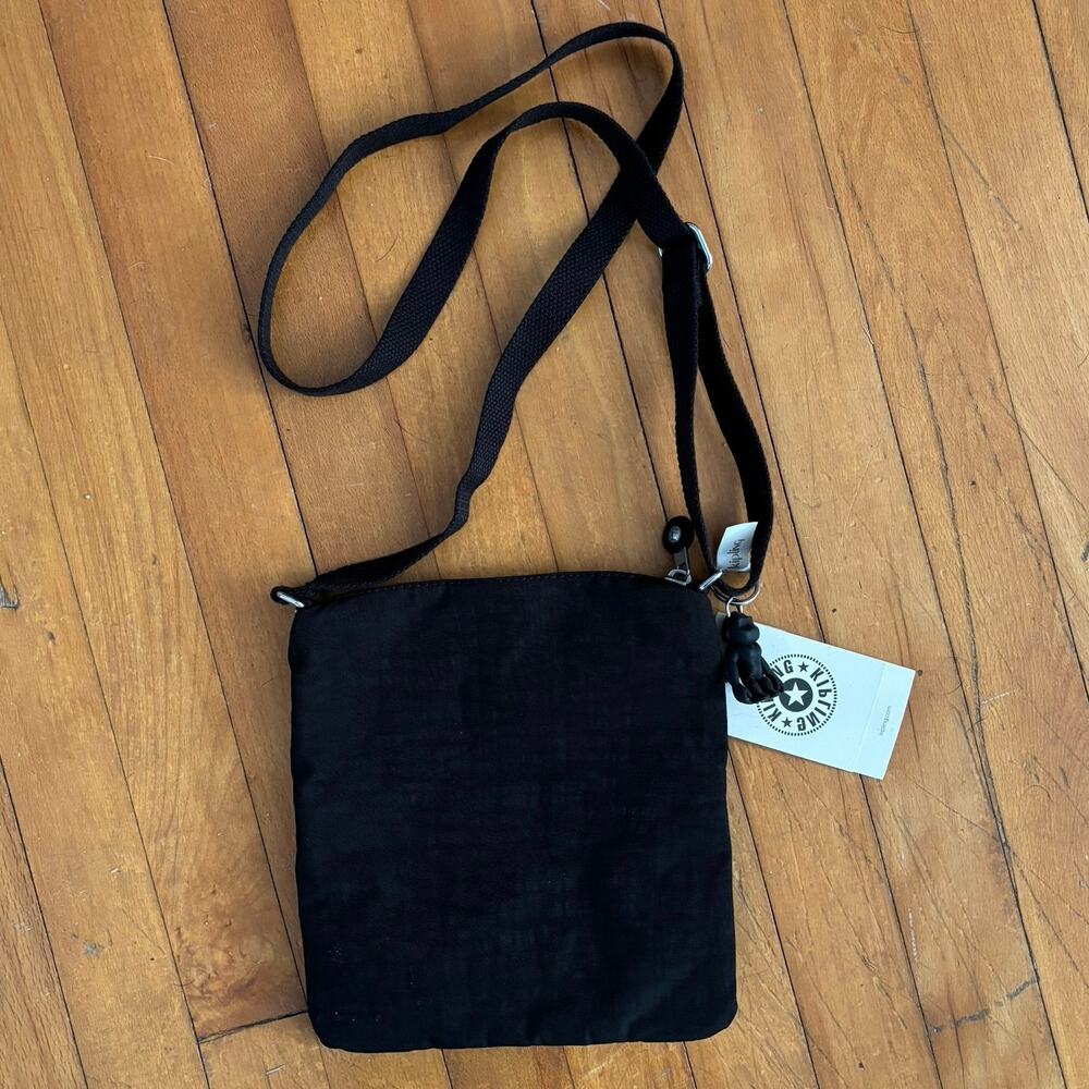 NEW Kipling Keiko Mini Crossbody Bag Purse Black Noir - Picture 2 of 4